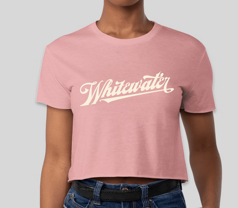 Whitewater Script Cropped Festival Tee